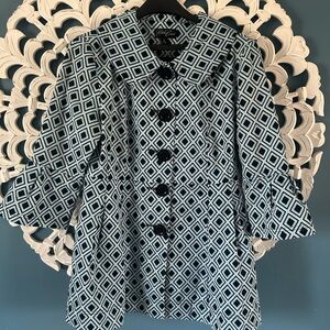 Eden Court Fit & Flare Bell Sleeve Jacket